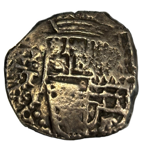 Nuestra Senora de Atocha Shipwreck - 4 Reales - Grade 1 - Assayer "T" - Double "T" assayer marks