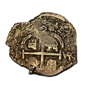 Authentic Spanish Cob - 2  Reales - "Beachcomber Series" - Dated 1693 - Assayer "VR"