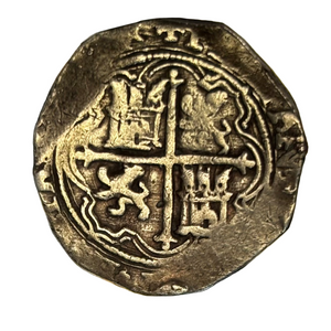 Authentic Spanish Cob - Private Collection - 4 Reales - Grade 1 - Assayer "O"