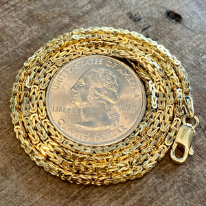 Gold Byzantine Chain - 18" - 2mm