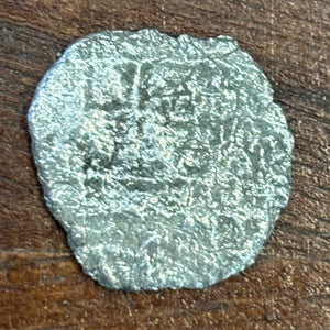 Nuestra Señora de Atocha Shipwreck - 1 Reales - Presented in a custom sterling ring with 14K bezel.