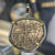 Authentic Spanish Cob - Philip III - 4 Reales - Mounted in Sterling frame with 14K prongs and bale