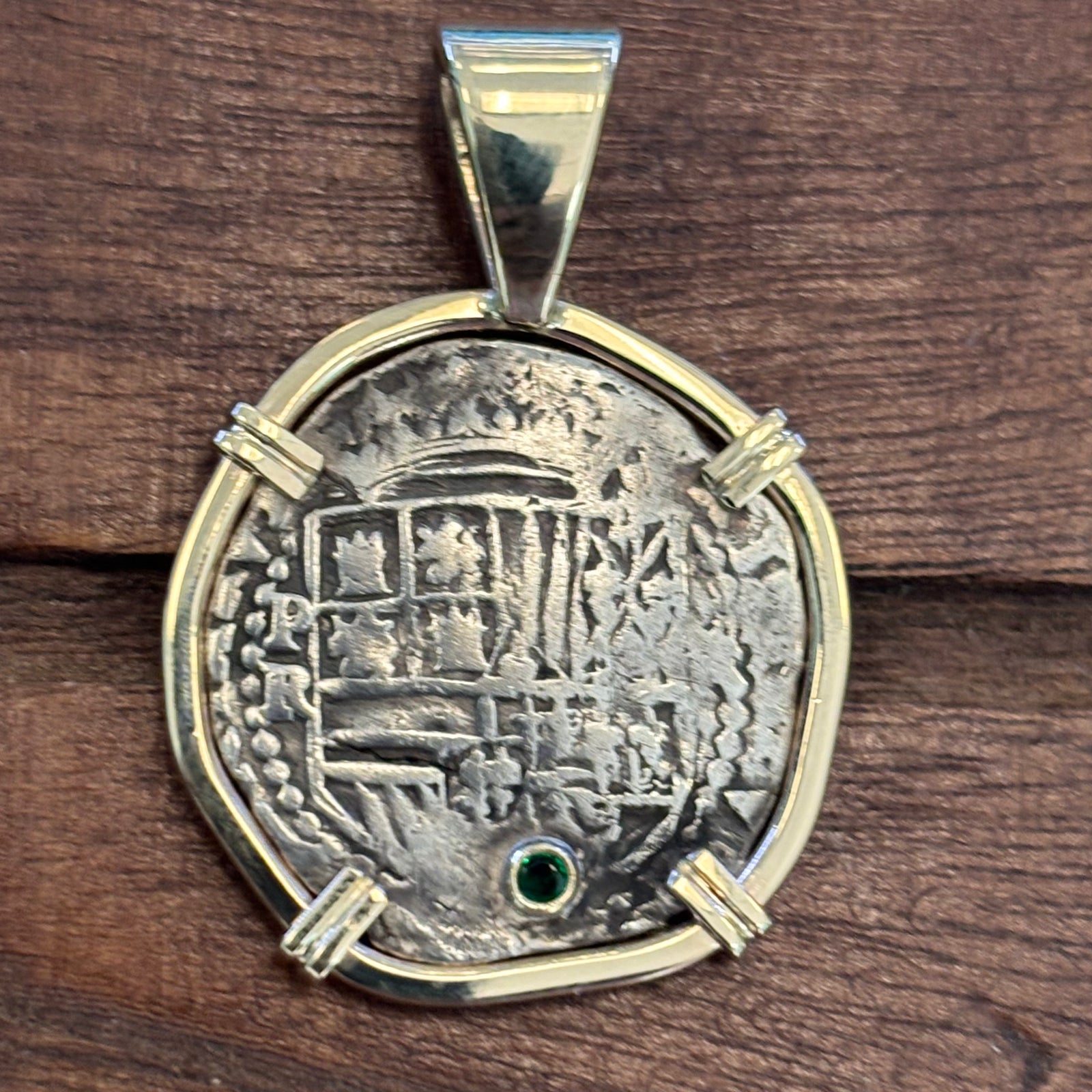 Authentic Shipwreck Coin - 2 Reales - Phillip II - Assayer "R" Rincon (1574-1576)