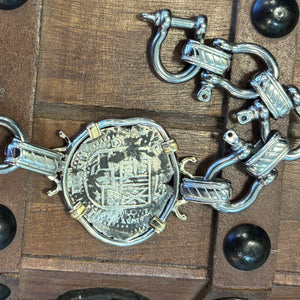 La Capitana Shipwreck - 8 Reales -  Crowned "L" - Dated XX50