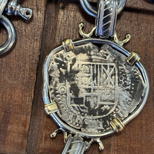 La Capitana Shipwreck - 8 Reales -  Crowned "L" - Dated XX50