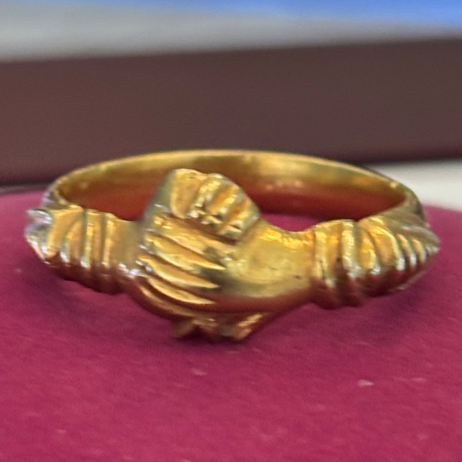 1715 Spanish Plate Fleet Shipwreck - Gold "Fede" ring.