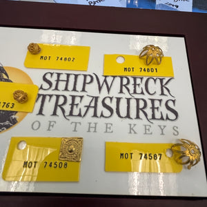 Santa Margarita (5) Five Piece Set of 24 Carat Gold Artifacts