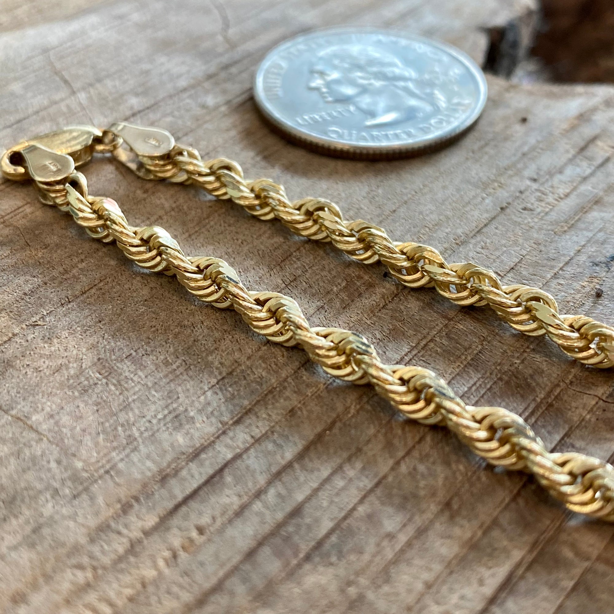 Gold Rope Chain - 20"
