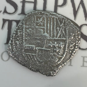 San Jose Shipwreck Panama 1631 - 8 Reales - Grade 2  -  Assayer "T"