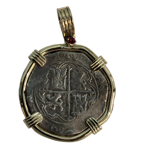 Authentic Spanish Cob - Private Collection - 4 Reales - Grade 1 - Assayer "O"