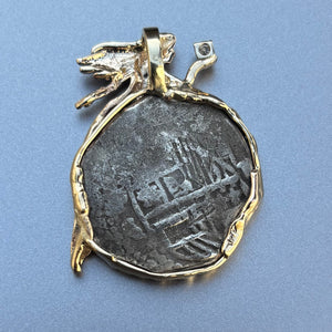 Nuestra Senora de Atocha Shipwreck - 8 Reales -  Assayer "Q over C"