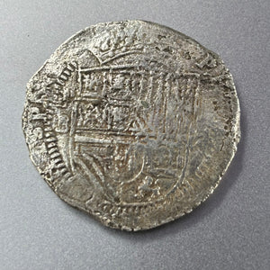 Nuestra Senora de Atocha Shipwreck - 8 Reales - Grade 2 - Assayer "B" (1598-1610)