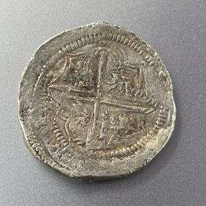 Nuestra Senora de Atocha Shipwreck - 8 Reales - Grade 2 - Assayer "B" (1598-1610)
