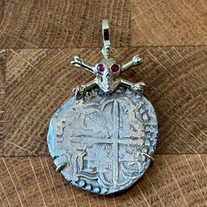 San Jose (Panama) Shipwreck 1631 - 4 Reales - Reversed lions and castles - Assayer "P"