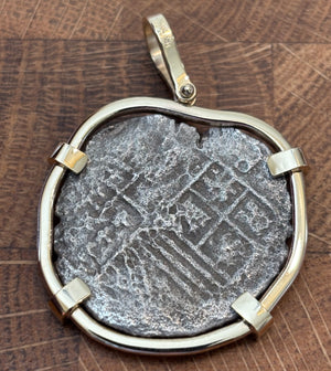 San Jose "Panama" Shipwreck 1631 - 4 Reales - Grade 2 - Full Date (1630)