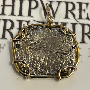 Nuestra Senora de Atocha Shipwreck - 8 Reales - Reversed lions and castles