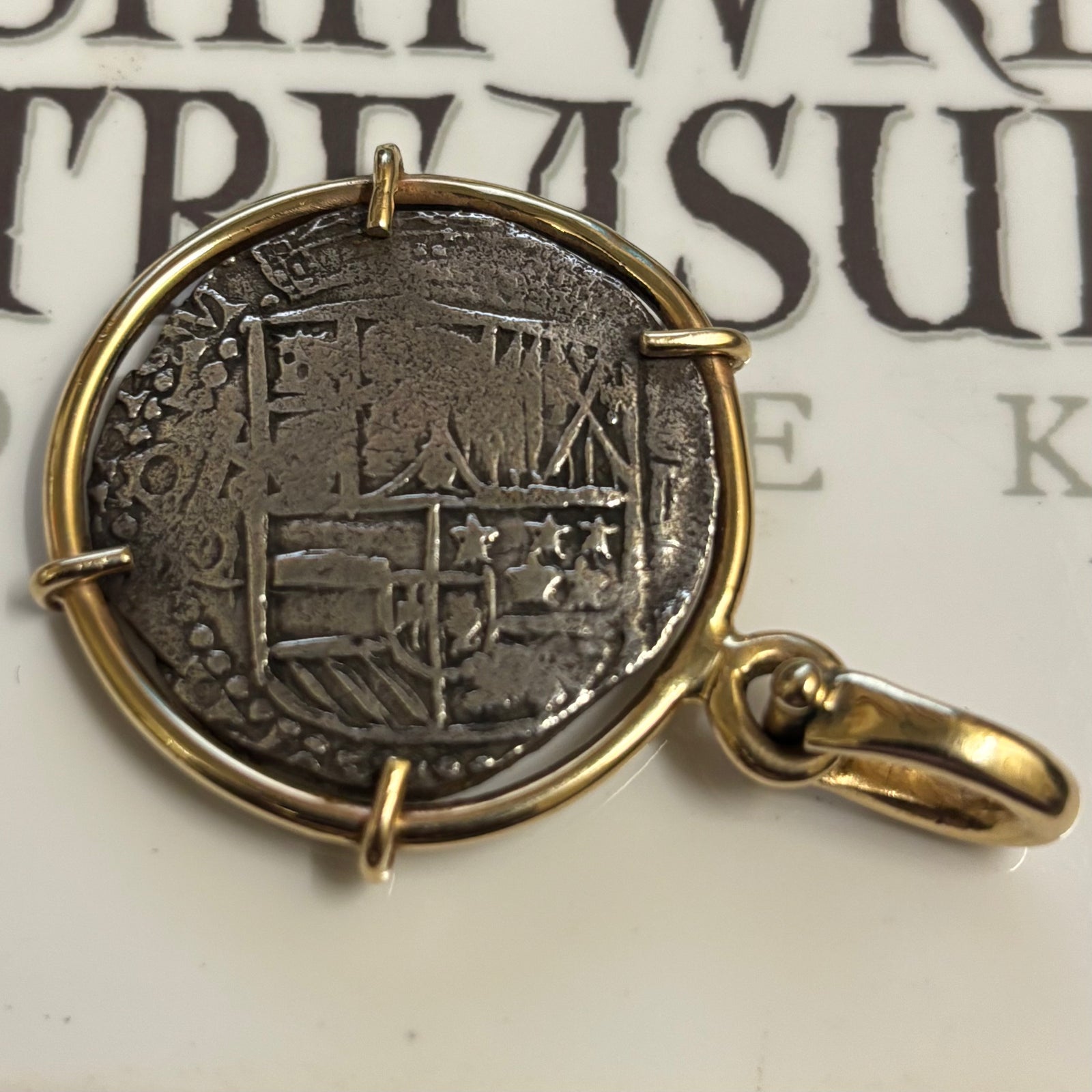 NuestraNuestra Señora de Atocha Shipwreck - 4 Reales -Grade 1 -Double Struck with two assayer "Q" initials ! Very Rare