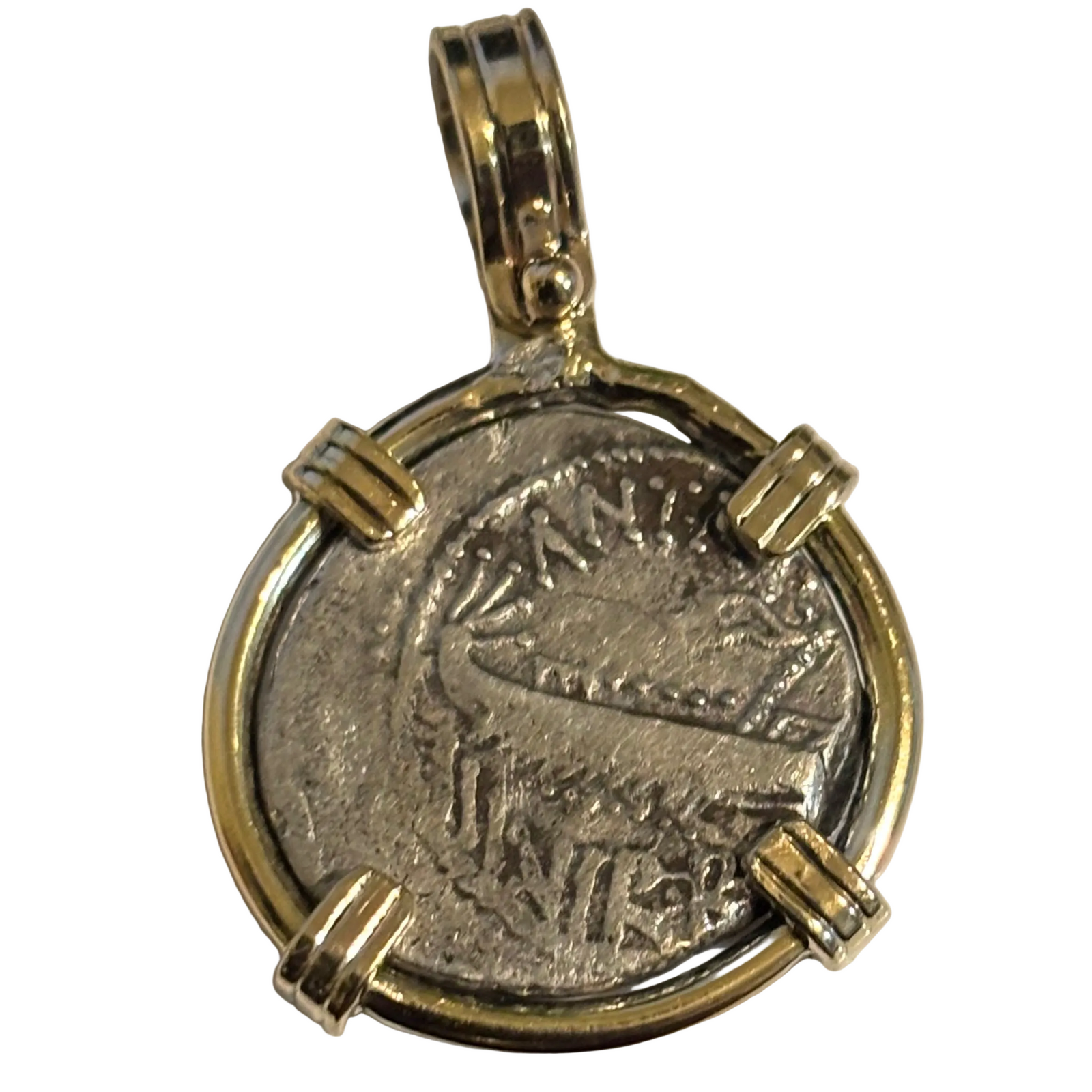 Authentic Roman Coin - AR "legionary" Denarius - Mark Anthony - Circa 32-31 BCE