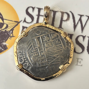 Nuestra Señora de Atocha Shipwreck - 8 Reales - Grade 1 - Assayer "Q"