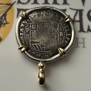 Nuestra Señora de Atocha Shipwreck - 2 Reales - Grade 1 - Assayer "B"