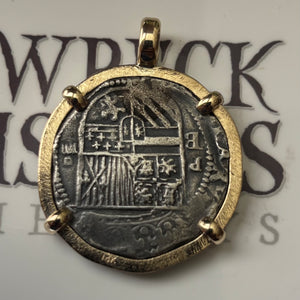 Nuestra Señora de Atocha Shipwreck - 4 Reales - Grade 1 - Assayer "B" (1589-1598)