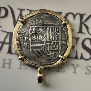 Nuestra Señora de Atocha Shipwreck - 4 Reales - Grade 1 - Assayer "B" (1589-1598)