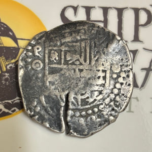 La Capitana Shipwreck - 8 Reales - Date: 1649 - Assayer: "Z" (1647-1649) Rare coin