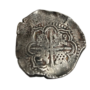 La Capitana Shipwreck - 8 Reales  - Assayer: "E" (1651-1679)