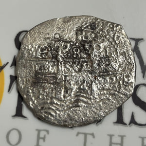 La Capitana Shipwreck - 8 Reales - Date: 1654 - Assayer "E" (1651-1679)