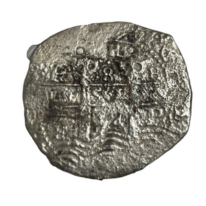 La Capitana Shipwreck - 8 Reales - Date: 1654 - Assayer "E" (1651-1679)