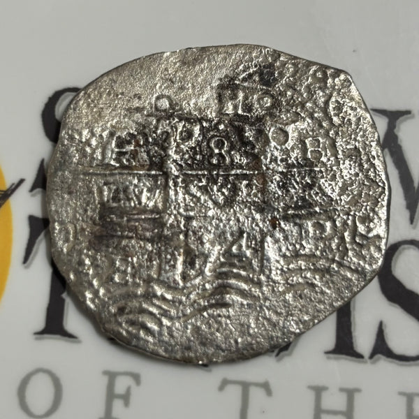 La Capitana Shipwreck - 8 Reales - Date: 1654 - Assayer 