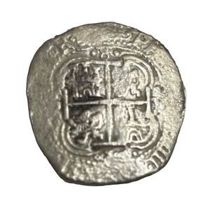 La Capitana Shipwreck - 8 Reales - Date: 1654 - Assayer "E" (1651-1679)