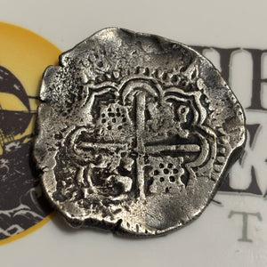 La Capitana Shipwreck - 8 Reales - Date: XX50 - Assayer: "O"  (1649-1651)