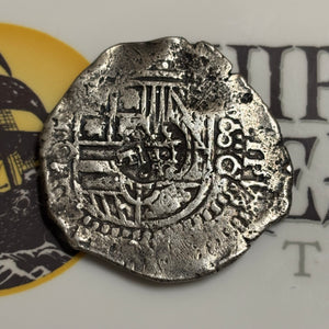 La Capitana Shipwreck - 8 Reales - Date: XX50 - Assayer: "O"  (1649-1651)