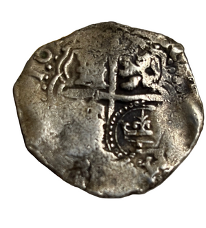 La Capitana  Shipwreck - 4 Reales - Date: 16XX  - Assayer "Z" Zambrano (1647-1649) - Rare assayer