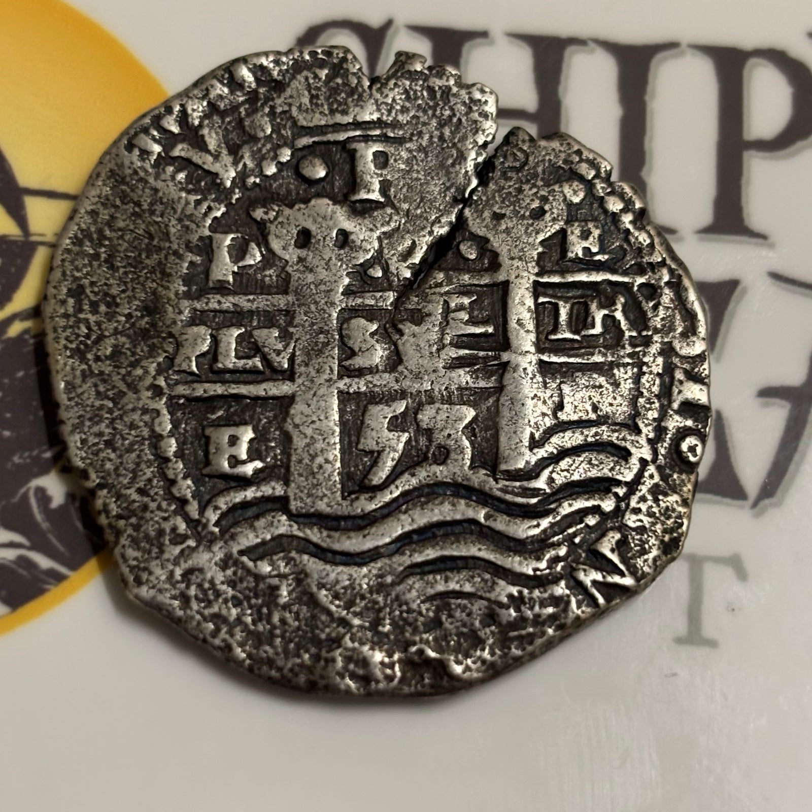 La Capitana Shipwreck - 8 Reales - Date: 1653 - Assayer "E":  (1651-1679)