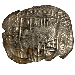 La Capitana Shipwreck - 8 Reales - Date: Not Visible - Assayer "Z" (1647-1649)  Rare