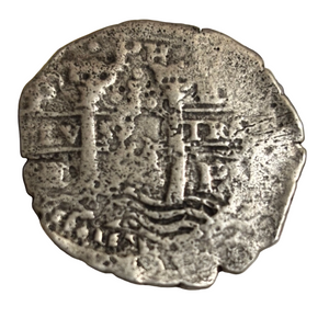 La Capitana Shipwreck - 8 Reales - Date: X65X - Assayer: "E" (1651-1679)