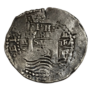 La Capitana Shipwreck - 8 Reales - Date: 1652 (both sides) - Assayer "E" - (1651-1679)