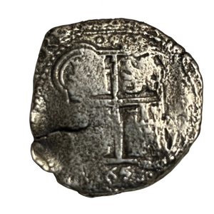 La Capitana Shipwreck - 8 Reales - Date: 1653 - Assayer: "E" (1651-1679)