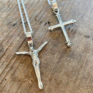 Atocha Silver Crucifix Pendant - Made from Atocha Silver in its purest form.