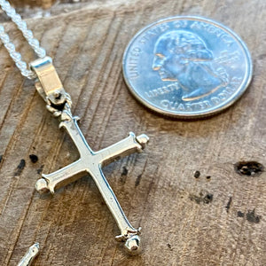 Portuguese Cross Pendant - Recreated with 100% Atocha Silver