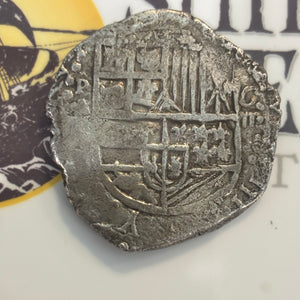 Atocha 1622 Shipwreck - 8 Reales - Grade 1 - Rare Small P Mint Mark