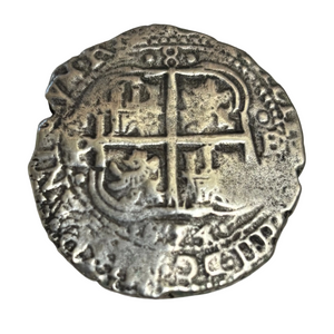 La Capitana Shipwreck - 8 Reales - Date: 1654 - Assayer: "E" (1651-1679)