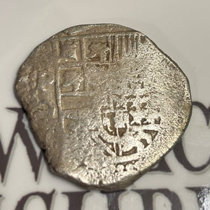 Nuestra Señora de Atocha Shipwreck - 4 Reales - Grade 2 - Assayer "Q" (1612-1616)