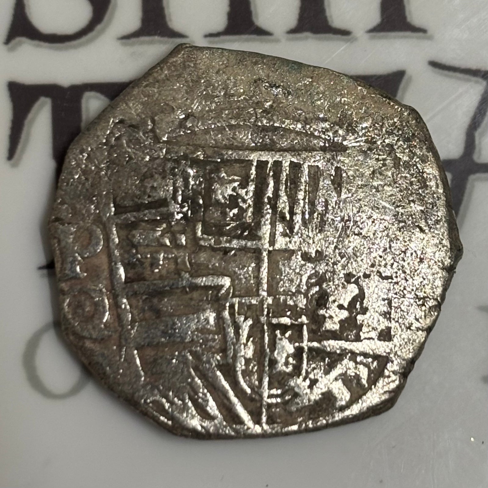Nuestra Señora de Atocha Shipwreck - 4 Reales - Grade 1 - Assayer "Q" (1612-1616)
