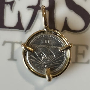 Guatemalan 1/4 Reales - Rampant Lion - Dated 1898