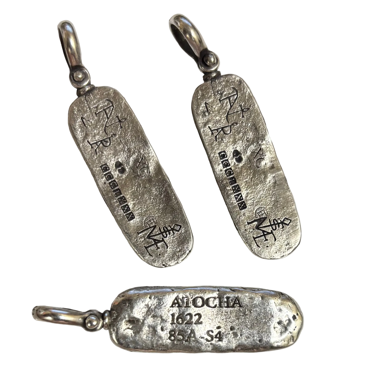Limited Edition - Atocha Silver Bar Pendant - Made from Atocha Silver in its purest form