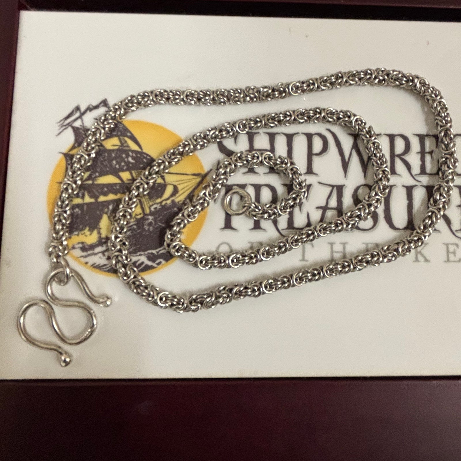 San Jose Shipwreck Panama of 1631 - Silver Chain - Forged from San Jose Shipwreck Silver