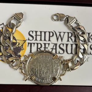 El Cazador Shipwreck - 8 Reales - Dated 1783 - Grade Fine Plus